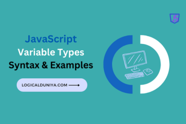 JavaScript Variables Types - LogicalDuniya_com